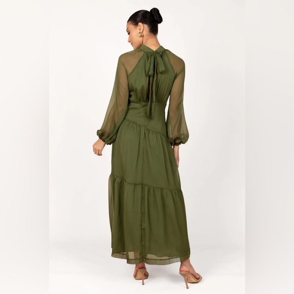 Petal & Pup - Julep sheer long sleeve maxi dress - size M - Picture 2 of 10